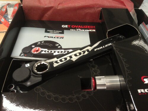 Rotor Power Cranks in box